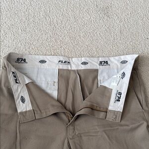 Dickies Men's Flex 874 Original Fit Khaki Pants